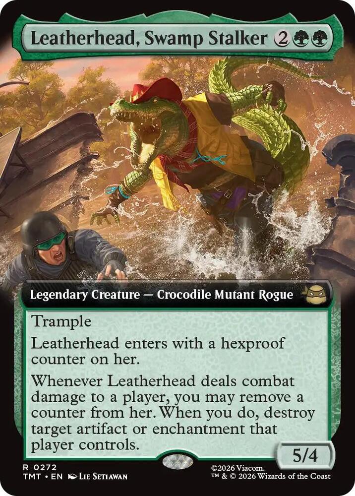 Leatherhead, Swamp Stalker (Extended Art) — Teenage Mutant Ninja Turtles