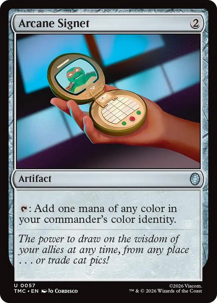 Arcane Signet — Commander: Teenage Mutant Ninja Turtles