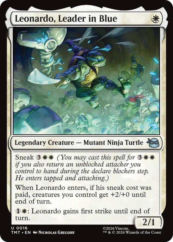 Leonardo, Leader in Blue — Teenage Mutant Ninja Turtles
