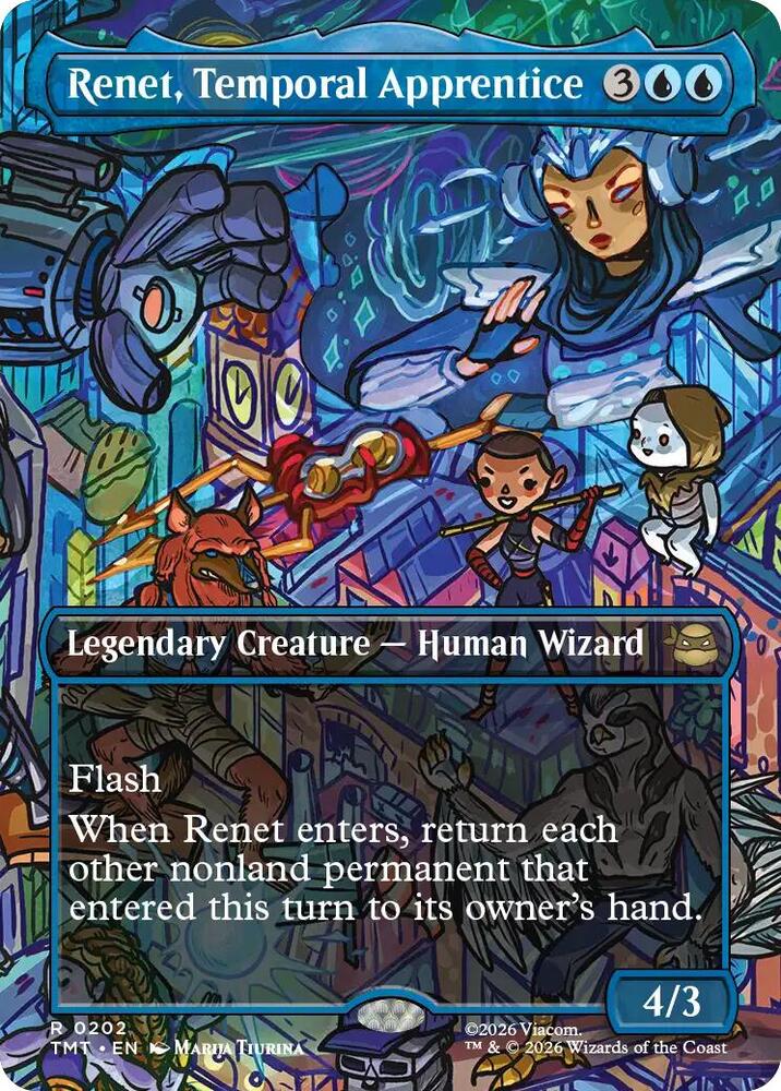 Renet, Temporal Apprentice (Borderless) — Teenage Mutant Ninja Turtles