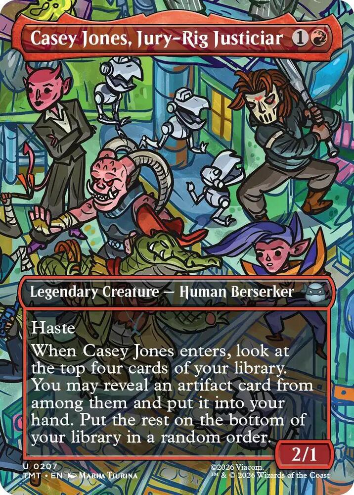 Casey Jones, Jury-Rig Justiciar (Borderless) — Teenage Mutant Ninja Turtles