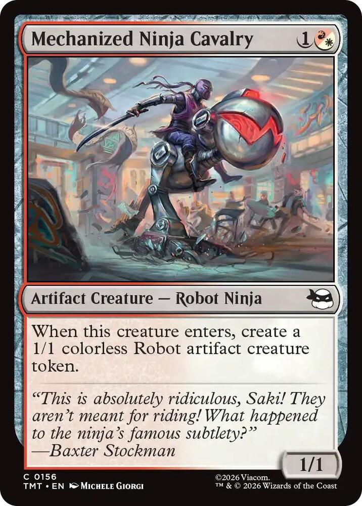 Mechanized Ninja Cavalry — Teenage Mutant Ninja Turtles