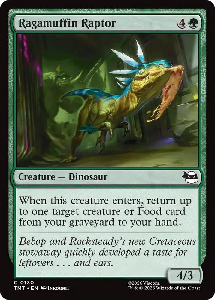Ragamuffin Raptor — Teenage Mutant Ninja Turtles