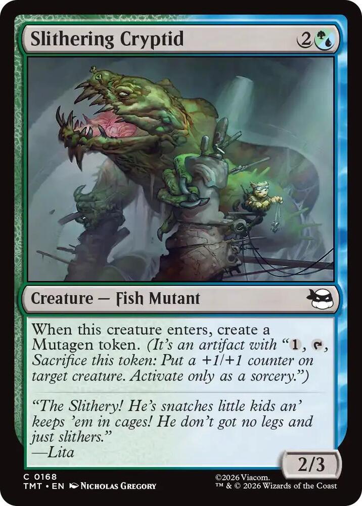 Slithering Cryptid — Teenage Mutant Ninja Turtles
