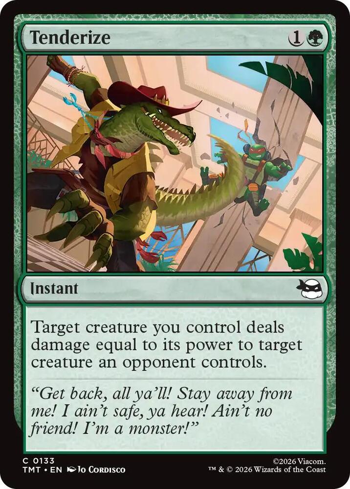 Tenderize — Teenage Mutant Ninja Turtles