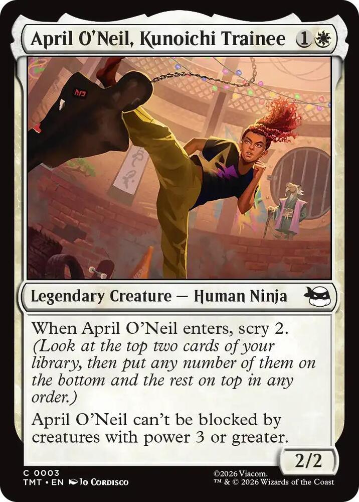 April O'Neil, Kunoichi Trainee — Teenage Mutant Ninja Turtles