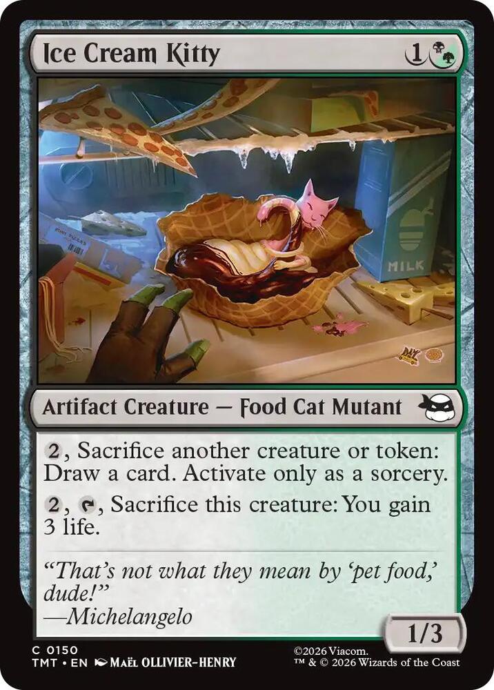 Ice Cream Kitty — Teenage Mutant Ninja Turtles