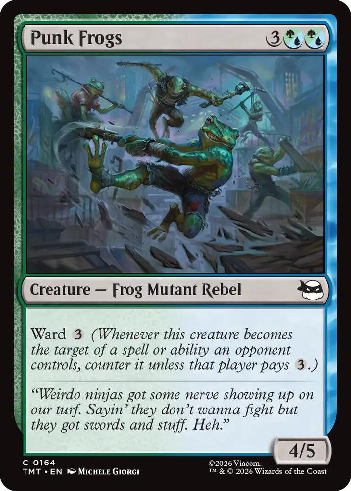 Punk Frogs — Teenage Mutant Ninja Turtles