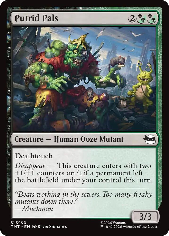 Putrid Pals — Teenage Mutant Ninja Turtles