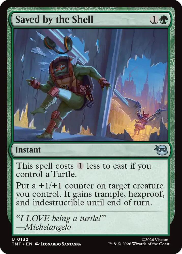 Saved by the Shell — Teenage Mutant Ninja Turtles
