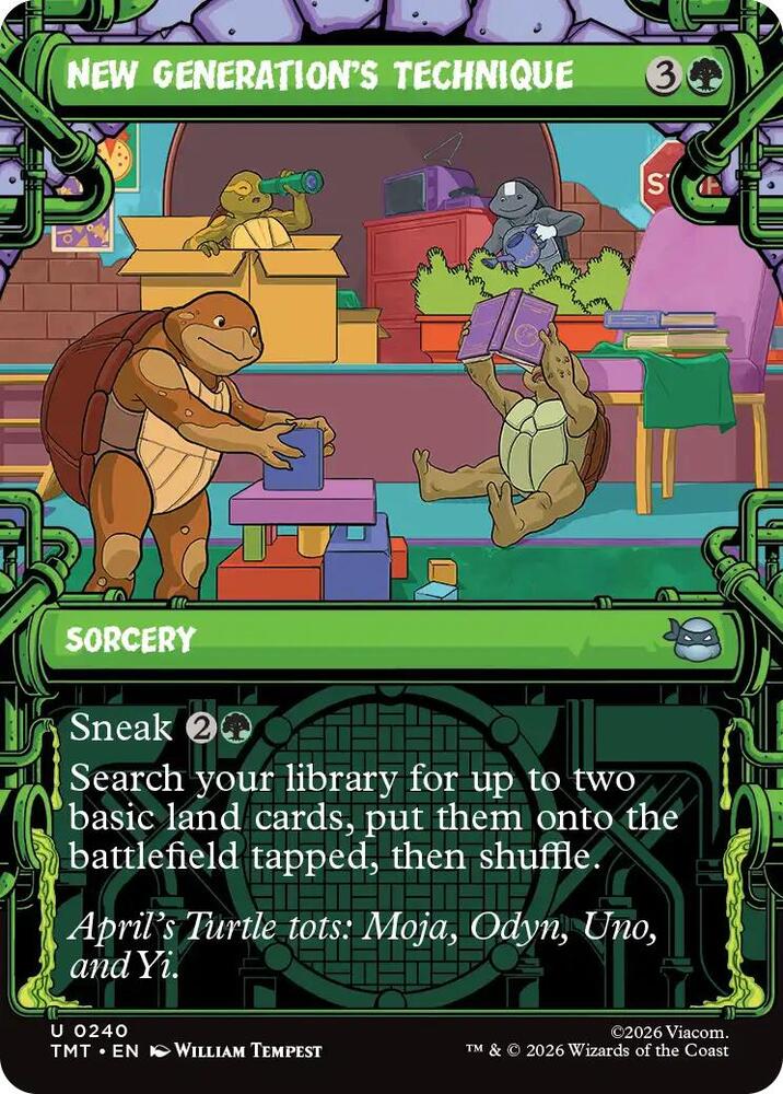 New Generation's Technique (Showcase) — Teenage Mutant Ninja Turtles