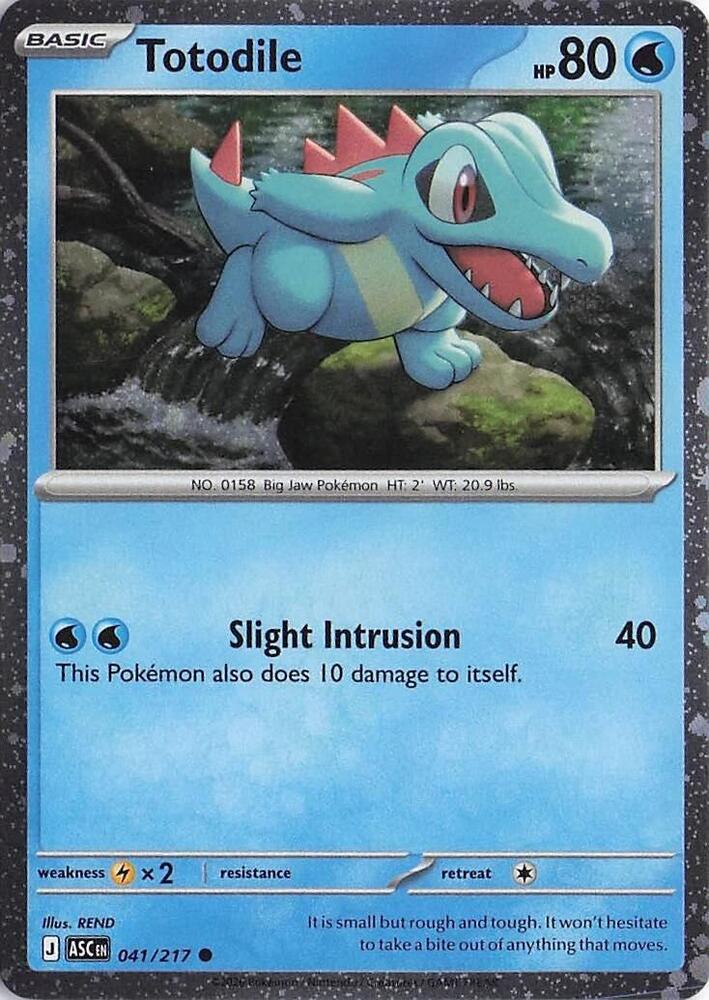 Totodile (Cosmos Holo) — Miscellaneous Cards &amp; Products