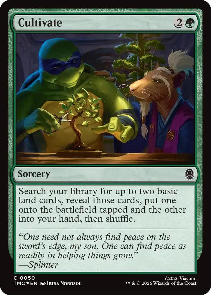 Cultivate (Surge Foil) — Commander: Teenage Mutant Ninja Turtles