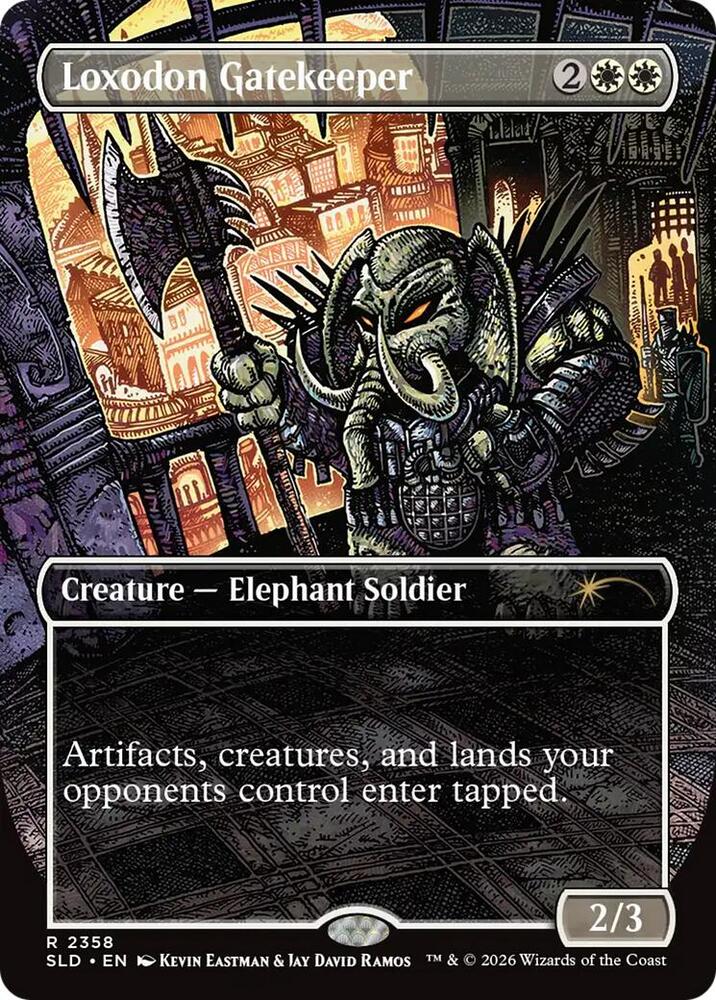 Loxodon Gatekeeper (2358) — Secret Lair Drop Series