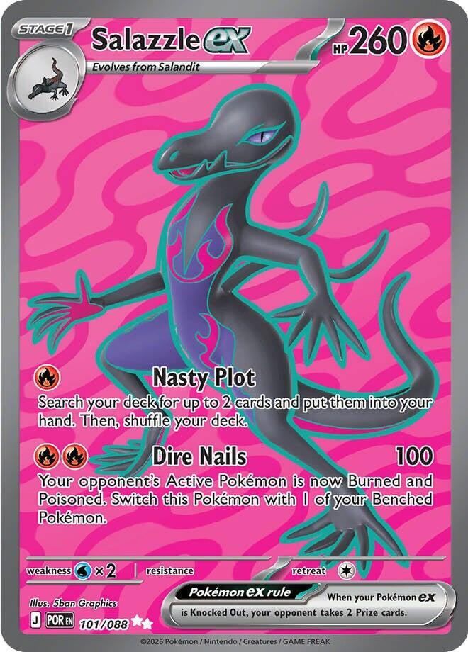 Salazzle ex - 101/088 — ME03: Perfect Order