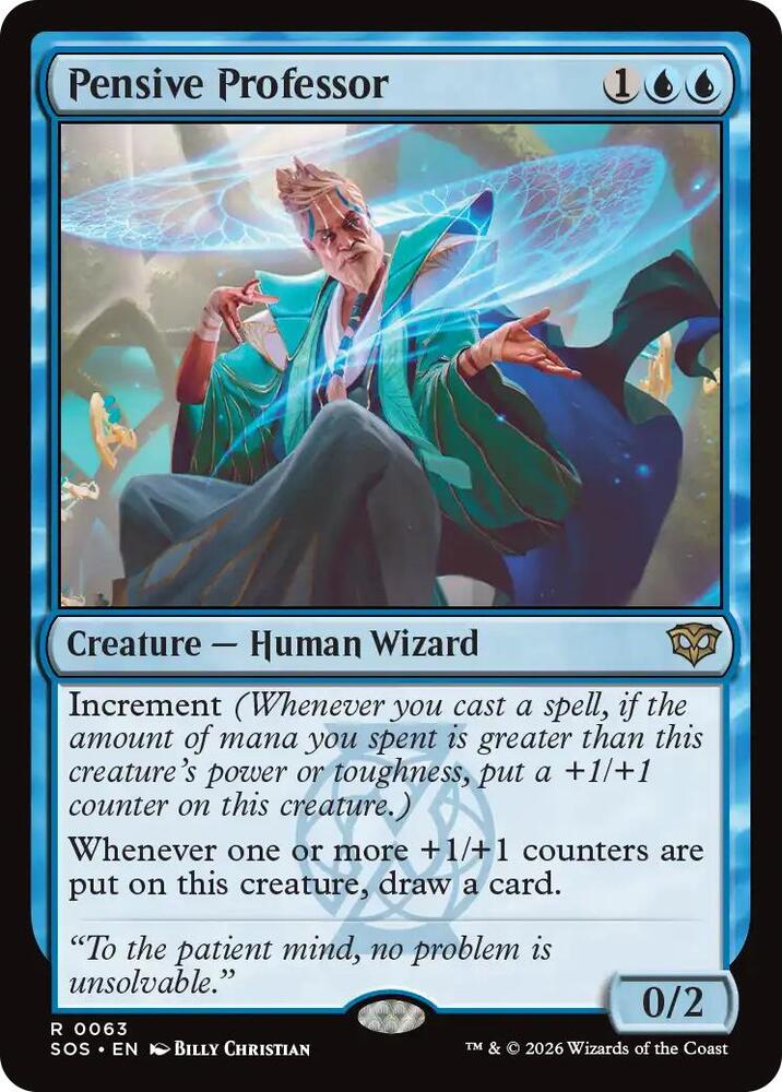 Pensive Professor — Secrets of Strixhaven