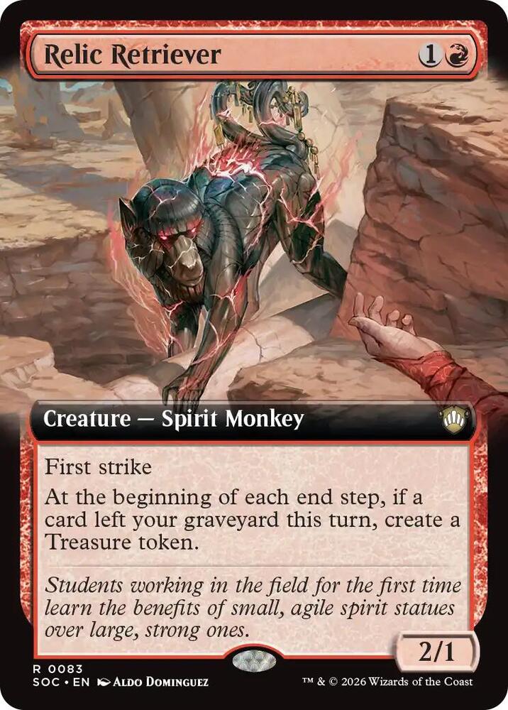 Relic Retriever (Extended Art) — Commander: Secrets of Strixhaven