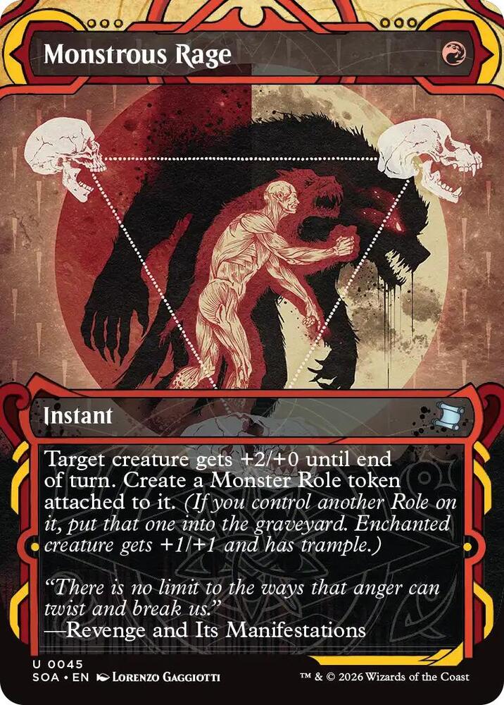 Monstrous Rage — Secrets of Strixhaven: Mystical Archive