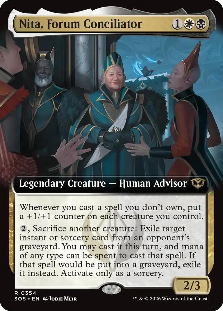 Nita, Forum Conciliator (Extended Art) — Secrets of Strixhaven
