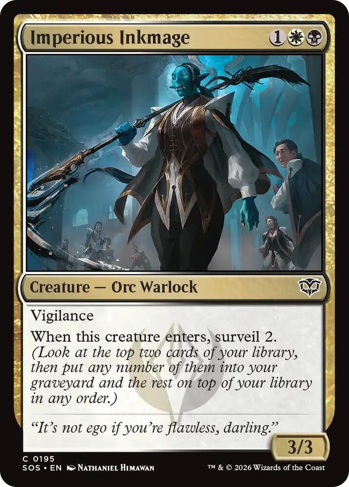 Imperious Inkmage — Secrets of Strixhaven