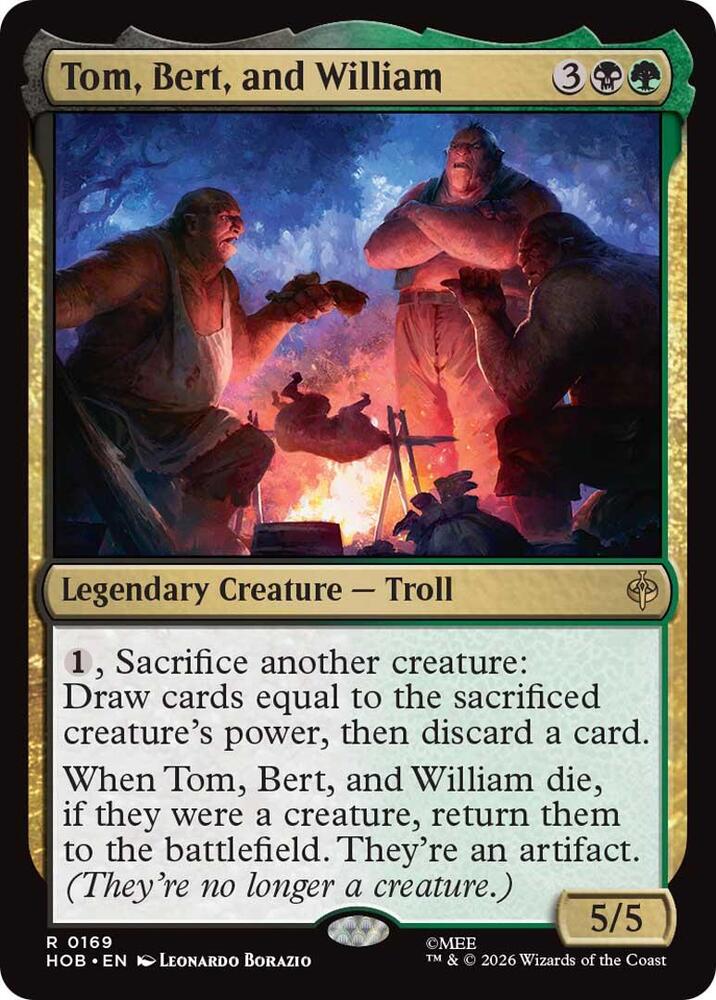 Tom, Bert, and William — The Hobbit
