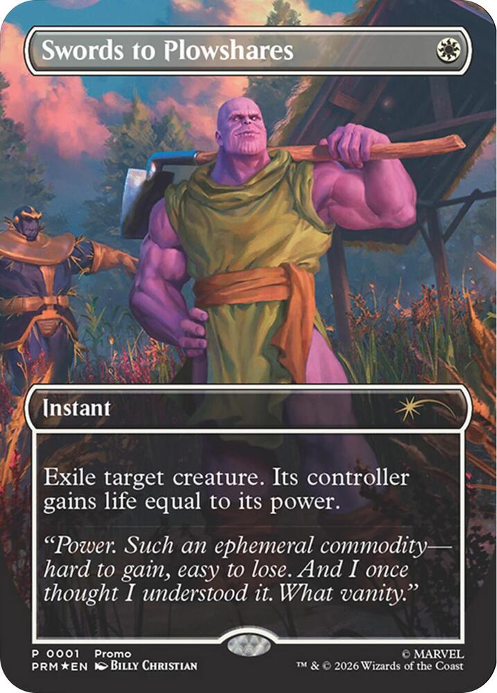 Swords to Plowshares (Borderless) (Magazine Insert) — Media Promos