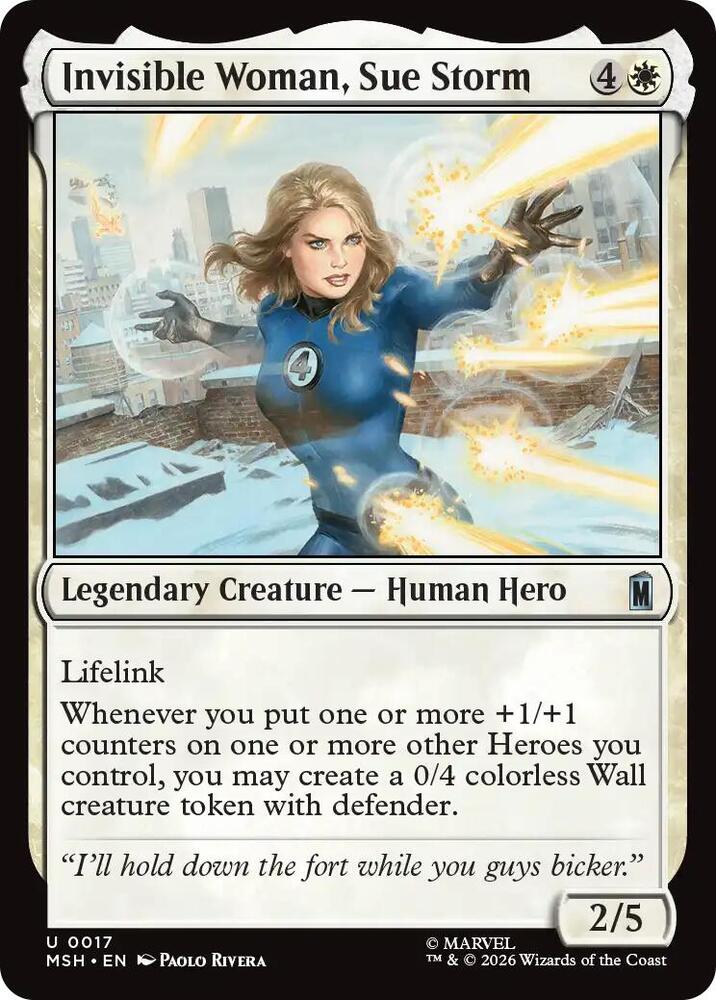 Invisible Woman, Sue Storm — Marvel Super Heroes