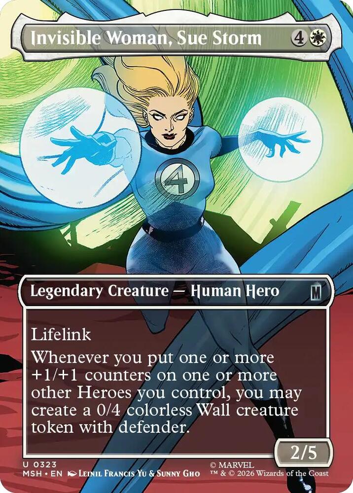 Invisible Woman, Sue Storm (Borderless) — Marvel Super Heroes