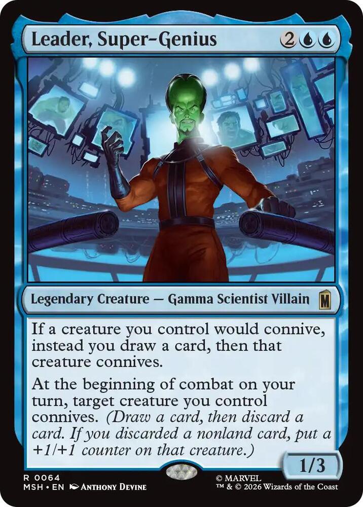 Leader, Super-Genius — Marvel Super Heroes