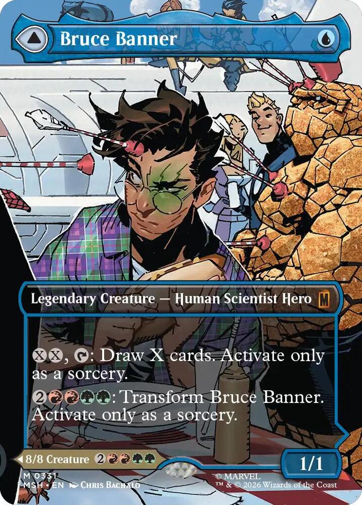 Bruce Banner (Borderless) (0331) — Marvel Super Heroes