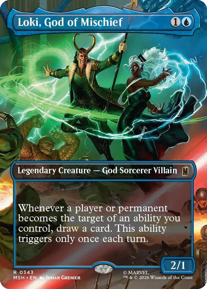 Loki, God of Mischief (Borderless) — Marvel Super Heroes