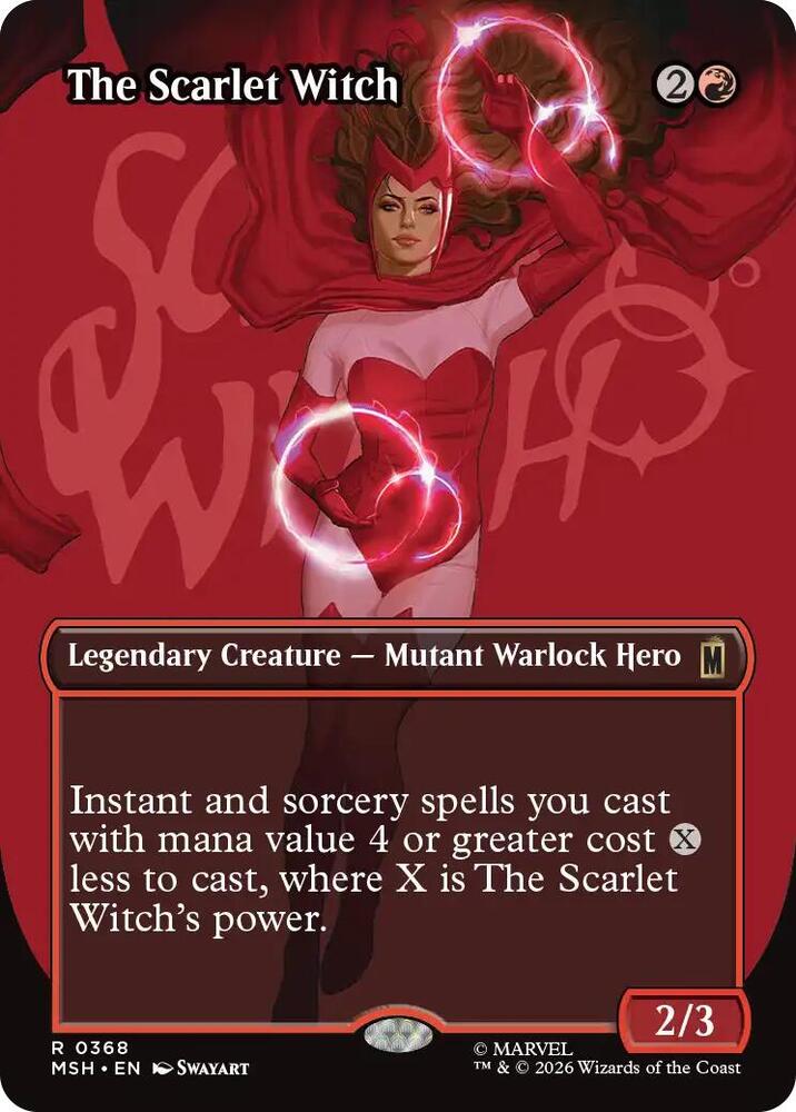 The Scarlet Witch (Borderless) — Marvel Super Heroes
