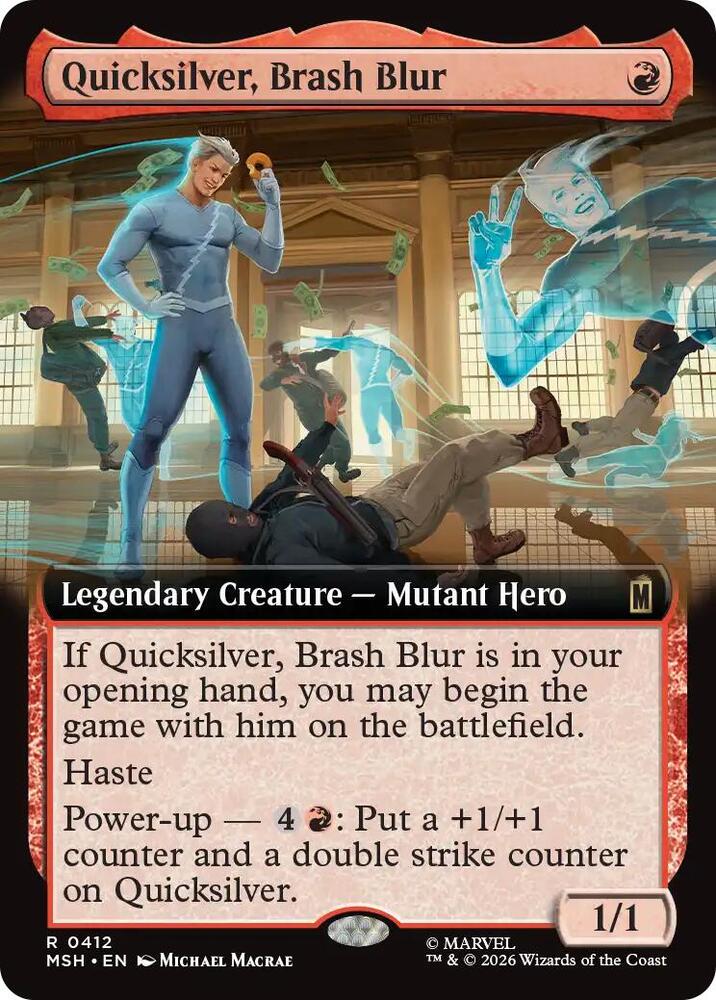 Quicksilver, Brash Blur (Extended Art) — Marvel Super Heroes