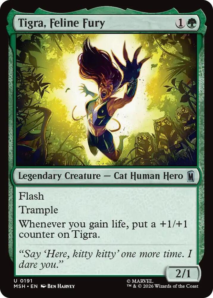 Tigra, Feline Fury — Marvel Super Heroes