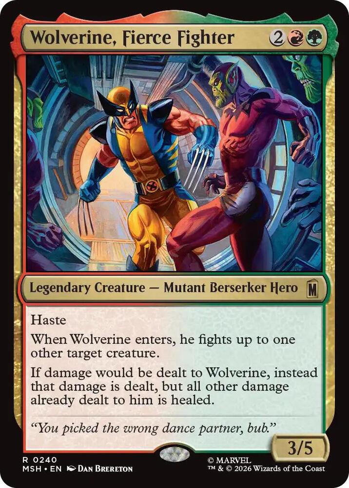 Wolverine, Fierce Fighter — Marvel Super Heroes
