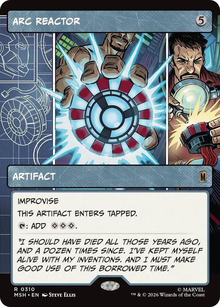 Arc Reactor (Borderless) — Marvel Super Heroes