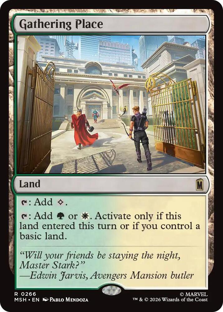 Gathering Place — Marvel Super Heroes