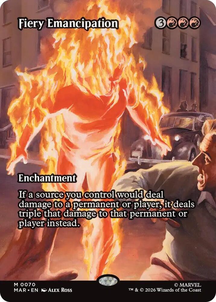 Fiery Emancipation (Borderless) — Marvel Universe Eternal-Legal