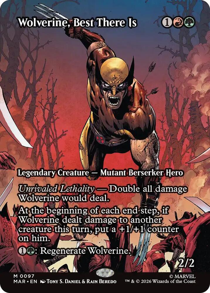 Wolverine, Best There Is (Borderless) — Marvel Universe Eternal-Legal