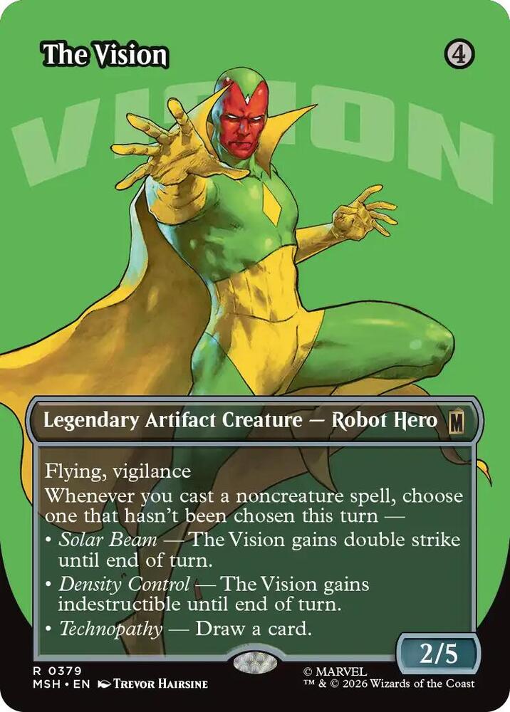 The Vision (Borderless) — Marvel Super Heroes