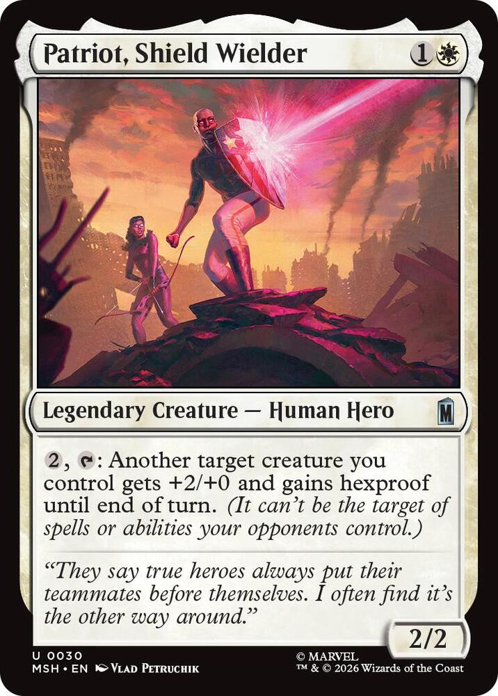 Patriot, Shield Wielder — Marvel Super Heroes