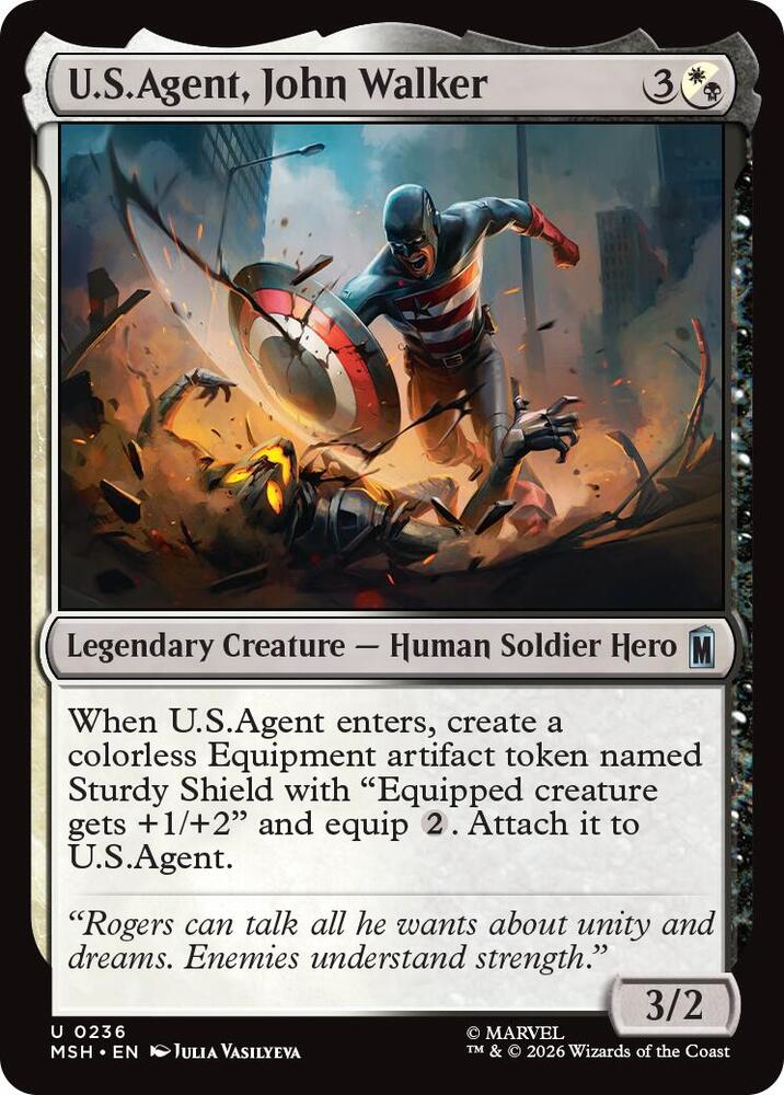 U.S.Agent, John Walker — Marvel Super Heroes