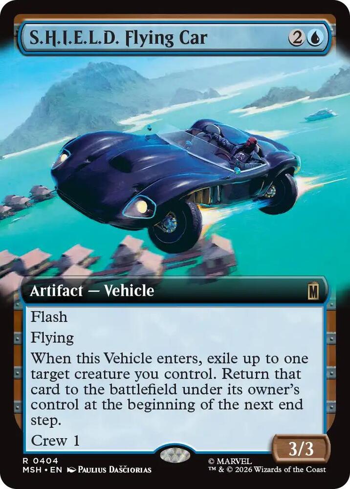 S.H.I.E.L.D. Flying Car (Extended Art) — Marvel Super Heroes
