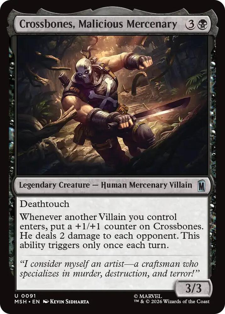 Crossbones, Malicious Mercenary — Marvel Super Heroes