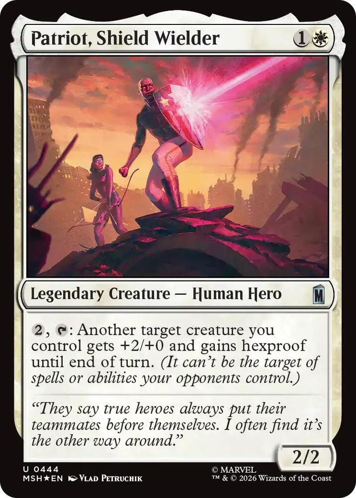 Patriot, Shield Wielder (Surge Foil) — Marvel Super Heroes
