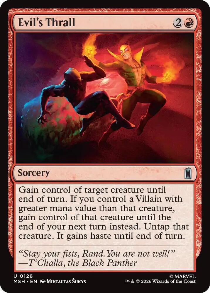 Evil's Thrall — Marvel Super Heroes
