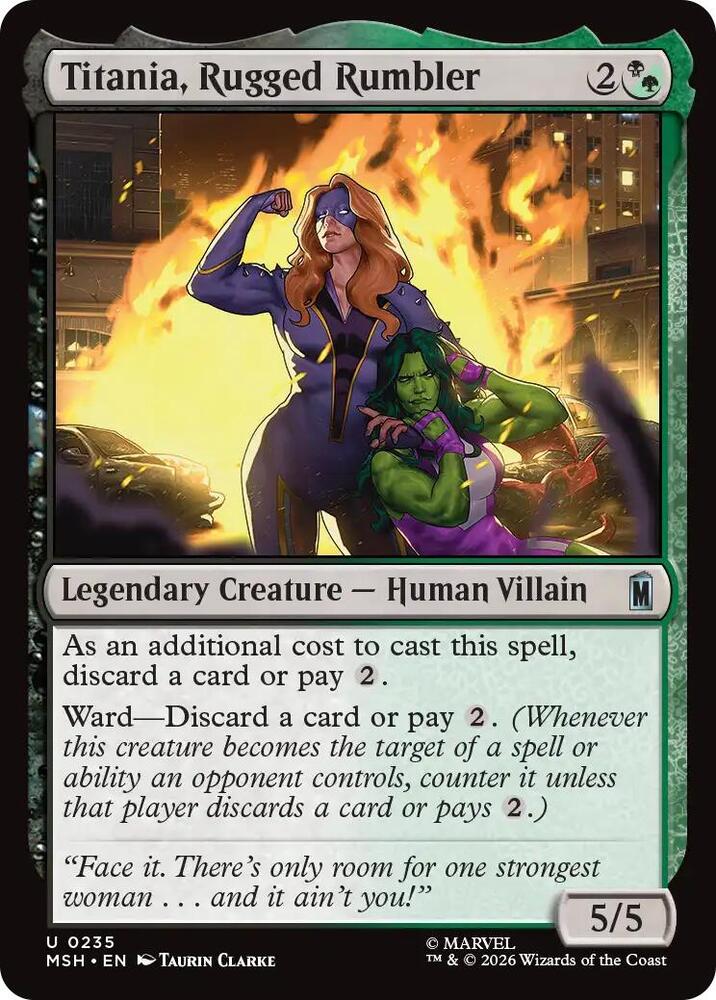 Titania, Rugged Rumbler — Marvel Super Heroes