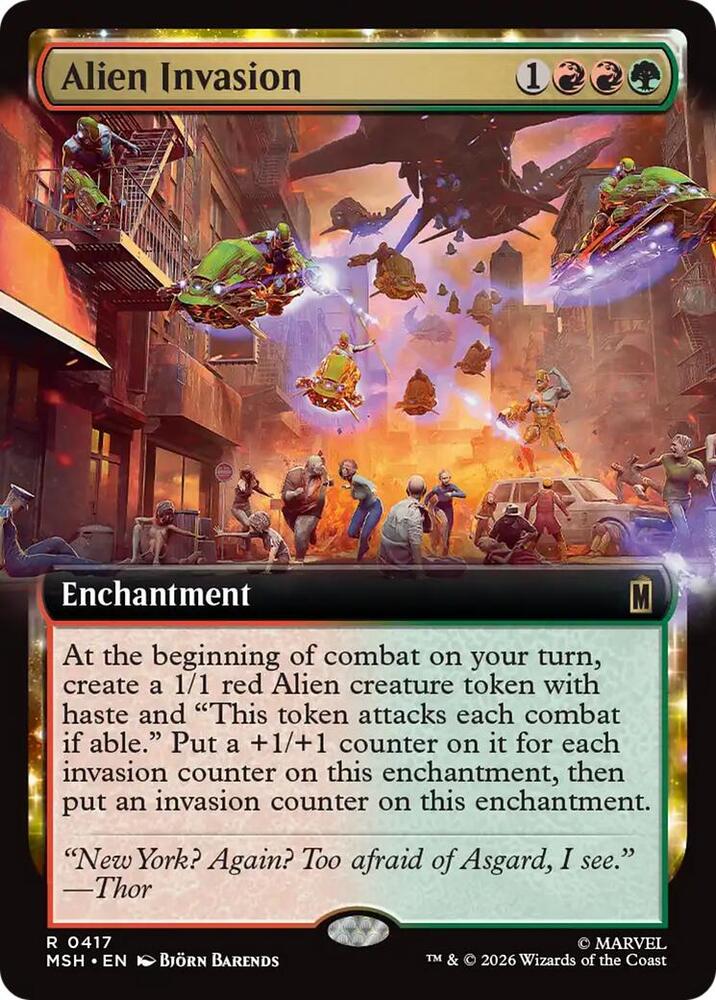 Alien Invasion (Extended Art) — Marvel Super Heroes