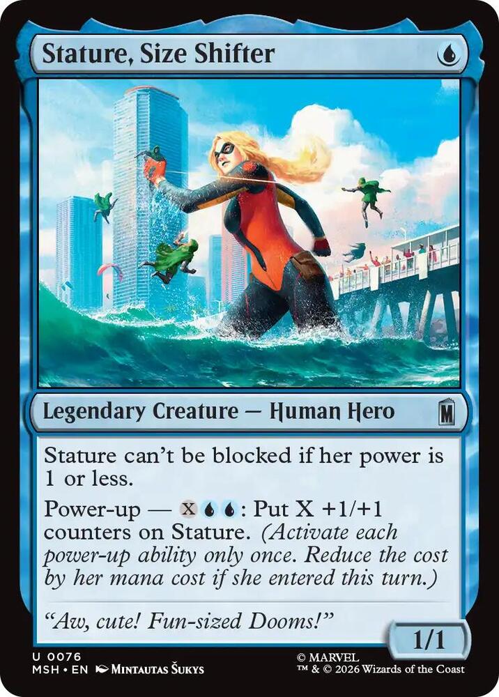 Stature, Size Shifter — Marvel Super Heroes
