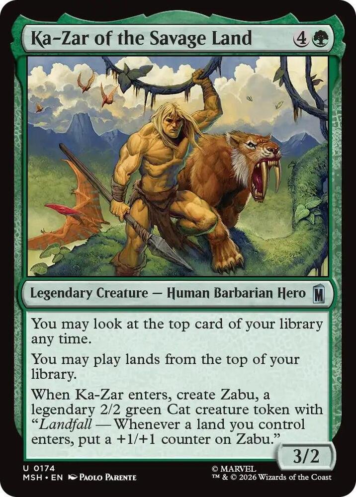 Ka-Zar of the Savage Land — Marvel Super Heroes